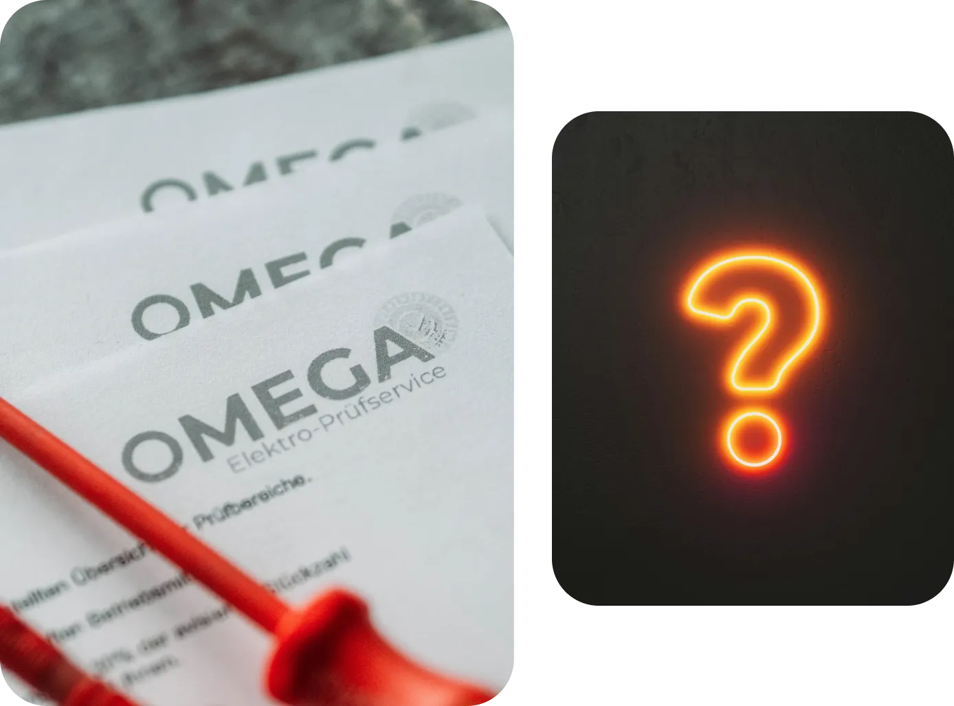 Omega Elektro-Prüfservice Fragen und Antworten